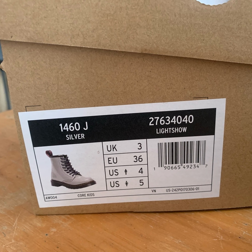 Dr. Martens size 4 in kids